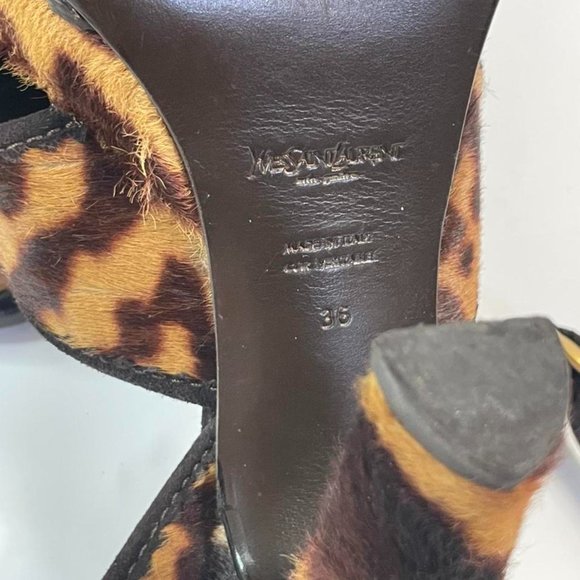 Stunning Beautiful Leopard Hairy Sandals - Picture 4 of 4